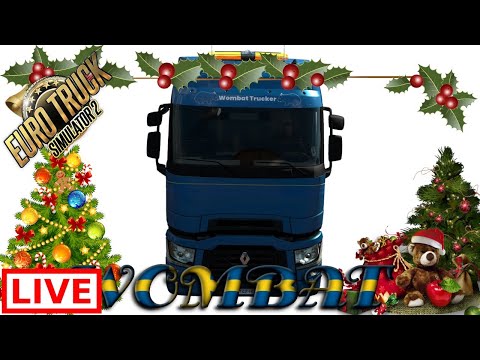 Christmas hauling on FSG Alsace 1.1.1 - Euro Truck Simulator 2