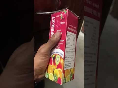 Tanofer-Xt Syrup (Ferrous Ascorbate,Folic Acid , Zine Sulphate), 300