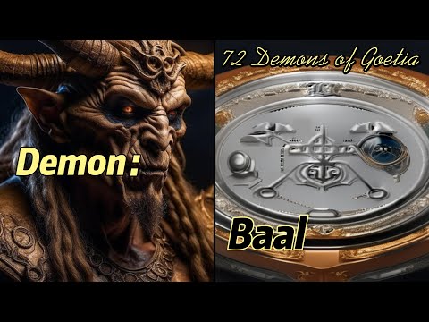 72 Demons of Goetia. Demon Baal. First of the 72 demons.