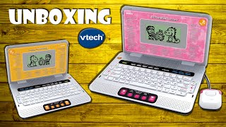 Unboxing Vtech Schulstart Laptop E mit Maus Spielzeug Lerncomputer 6-8 Jahre