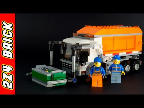 Vidéo LEGO City 60118 : Le camion poubelle