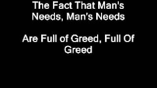 The Cribs-Men&#39;s Needs Lyrics