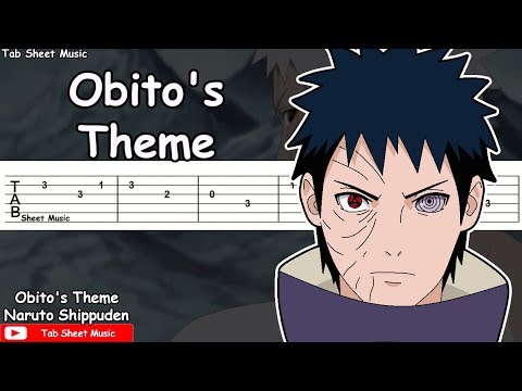 Naruto Shippuden OST III - Obito's Theme Guitar Tutorial Video