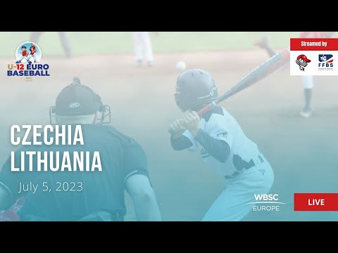 3 U-12 Baseball European Championship: Czechia VS Lithuania