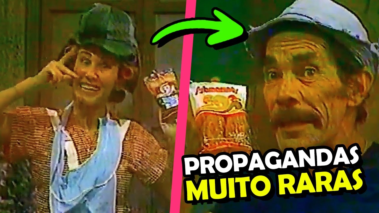 Os MELHORES COMERCIAIS de TV com ATORES de CHAVES! 📺 Parte 4