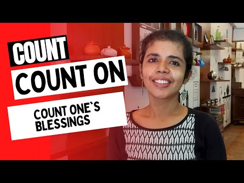 Various Uses Of The Word Count | English with Sharmistha