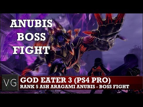 Anubis boss fight - Ash Aragami in God Eater 3