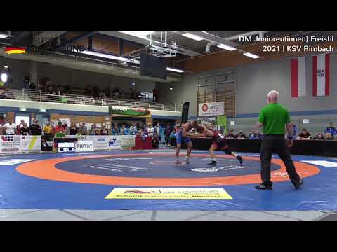 RINGEN DM 21 Junioren - BRONZE 74kg Stefan Epereschi vs. Maximilian Schäfer