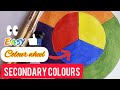 Easy colour wheel |Primary and Secondary colours|#fabartistme