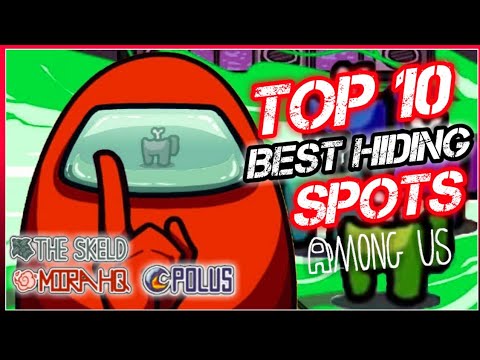 BEST HIDING SPOTS IN AMONG US | EVERY MAP THE SKELD, MIRA HQ, POLUS | LATEST VERSION | MaStEr F