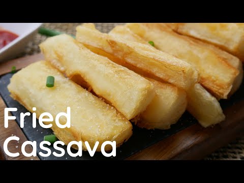 Quick and Easy Fried Cassava Recipe | How to Make Fried Yuca | Fried Muhogo | Fried Mogo