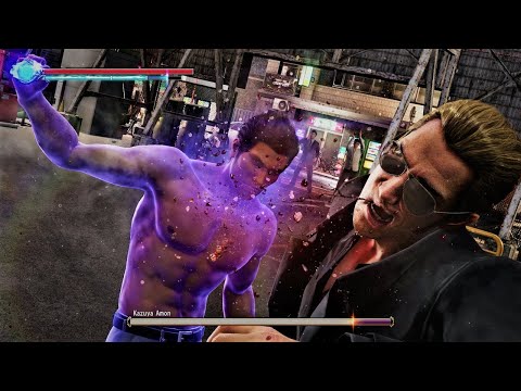 Yakuza Kiwami 2 | Kazuya Amon [No Damage, Legend, Atk 100]
