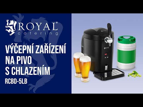 video - B-zboží Výčepní zařízení na pivo s chlazením - 5 l - 2 až 12 ° C