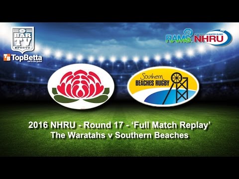 2016 NHRU Round 17 Full Match Replay - Waratah v Southern Beaches