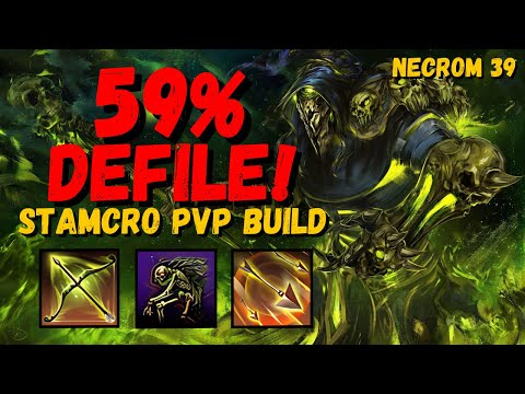 NEW Monster SET! 💀 Stamcro PVP Build - ESO Necrom 39