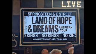 Bruce Springsteen Portland, OR 4-3-26 "My City of Ruins"