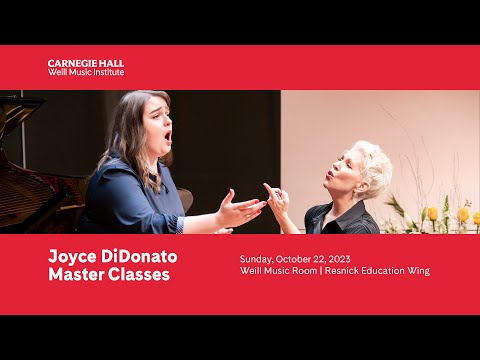 Joyce DiDonato Master Class