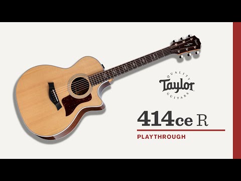 Taylor Guitars 414ce-R (Rosewood) | Playthrough Demo