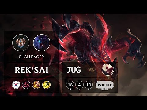 Rek'Sai Jungle vs Lee Sin - KR Challenger Patch 9.24