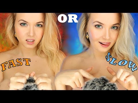 ASMR Fast and slow, fast and slow and again fast 🐇🐢 Video