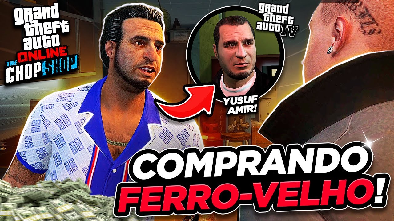 COMPRANDO O FERRO-VELHO e CONFERINDO AS NOVIDADES da DLC "THE CHOP SHOP"!!! (GTA Online)