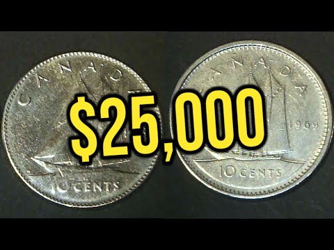 $25,000 Canadian Dime and how to look for it.