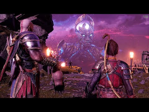God of War Ragnarok  FULL BATTLE OF RAGNAROK - Kratos Army Invades Asgard to Kill Odin