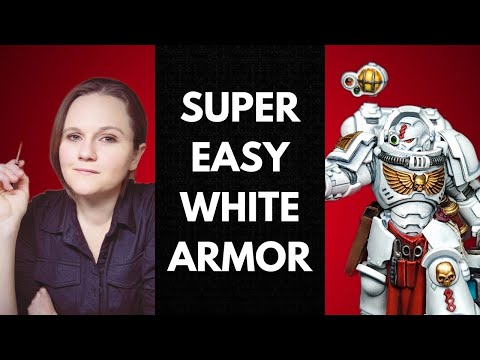How to Paint Super Easy White Armor