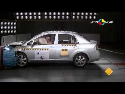 Prueba LatinNCAP Nissan Tiida Sedán