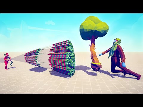 TREE GIANT vs EVERY GOD - Totally Accurate Battle Simulator TABS