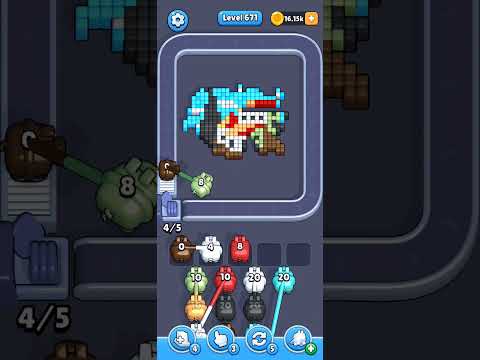 Pixel Flow Level 671 Walkthrough