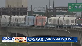 Cheapest options to get to Seattle-Tacoma International Airport