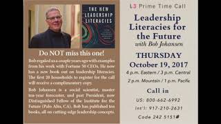 Prime Time Call with Bob Johansen