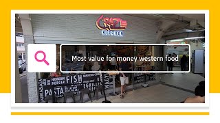 Most value for money western food (Halal): Craze Kitchen