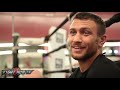 Vasyl Lomachenko Rips Rigondeaux "HE'S FIGHTING ME BECAUSE HIS CAREER IS FINISHED & NEEDED MONEY!"