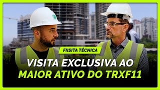 Visitei as obras do novo Hospital Albert Einstein no Parque Global! O principal ativo do TRXF11
