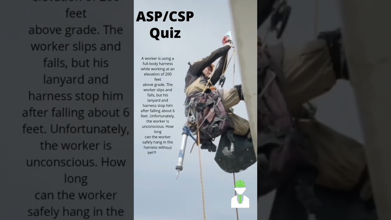 ASP CSP Quiz | BCSP Aspirants | Safety Professionals #bcsp #csp #safetyprofessionals