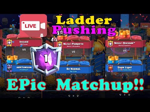 Arktomson, Shou, Bochum , Nova Pompeyo | Live Ladder Push Gameplay