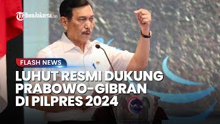 Deklarasi Luhut Dukung Prabowo-Gibran di Pilpres 2024, Yakin Sosoknya Bisa Lanjutkan Program Jokowi