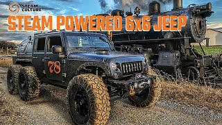 Steam Powered 6x6 Jeep - The Loco Hauk! - Steam Culture Shorts