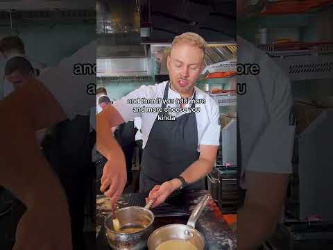Bechamel Sauce LIKE A CHEF #shorts #chef