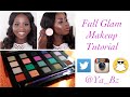 Full Glam Makeup On Dark Skin Urban Decay Vice4 Pallete Yabz O
