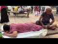 ASMR Street Barber Baba Chamunda Relaxing Body Massage Holi City Varanasi ASMR YOGi