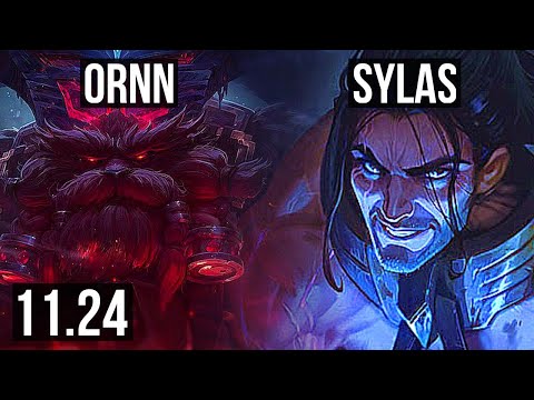 ORNN vs SYLAS (TOP) | 900K mastery, 300+ games, 2/3/13 | NA Diamond | 11.24