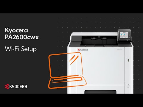 Kyocera PA2600cwx — настройка Wi-Fi с панели принтера