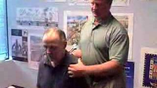 Chiropractic adjustment shoulder [Dr. Steven Moe]