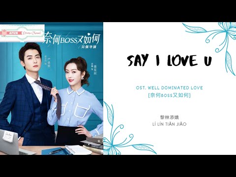Say I Love U - 黎林添嬌 OST. Well Dominated Love 《奈何BOSS又如何》 PINYIN LYRIC