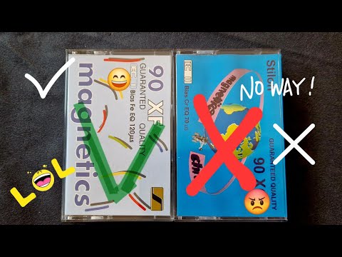 Test zapisu kaset magnetofonowych Magnetics XF vs XCR/ Próbka materiału dźwiękowego/