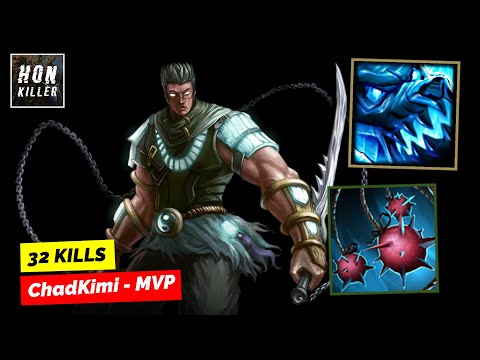 HoN Berzerker FROSTWOLF'S SKULL with SPIKED BOLA - MVP