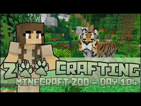 South Chinese Tiger Exhibit Complete!! 🐘 Zoo Crafting: Season 2 - Episode #104